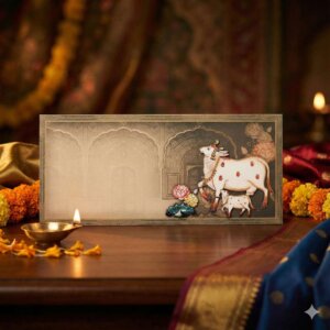 Pichwai Cow Envelope - Pack of 5